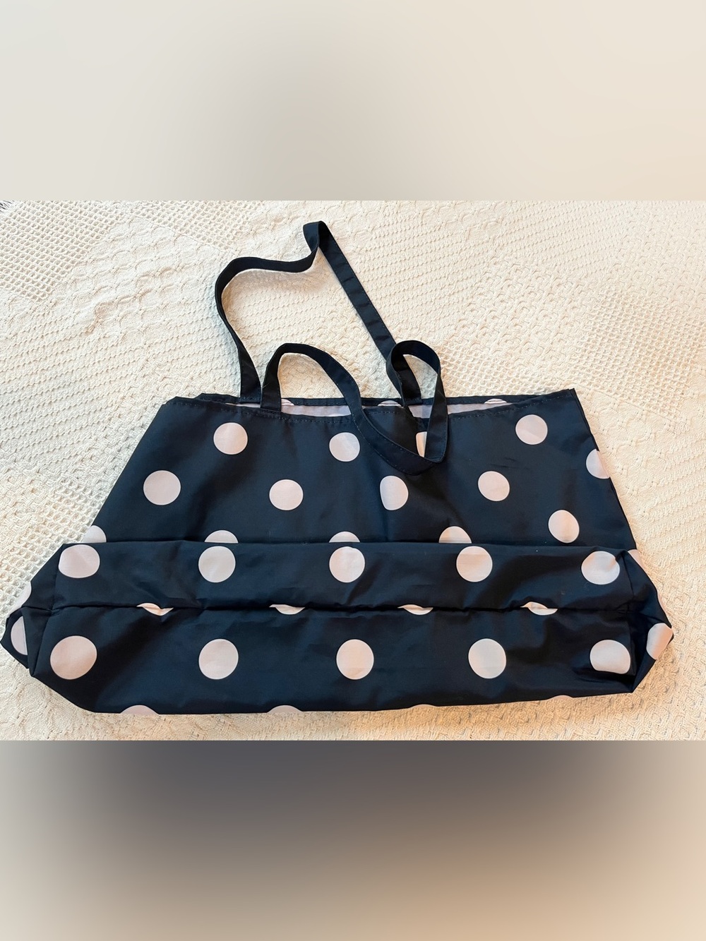 Kate Spade New York Navy Polka Dot Tote Bag NWOT - Picture 4 of 5